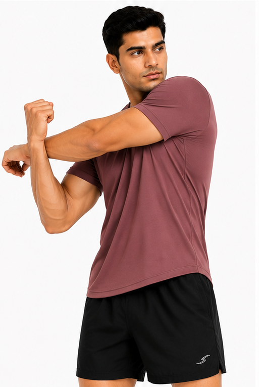 Men's Performance Round Neck Sports T-Shirt