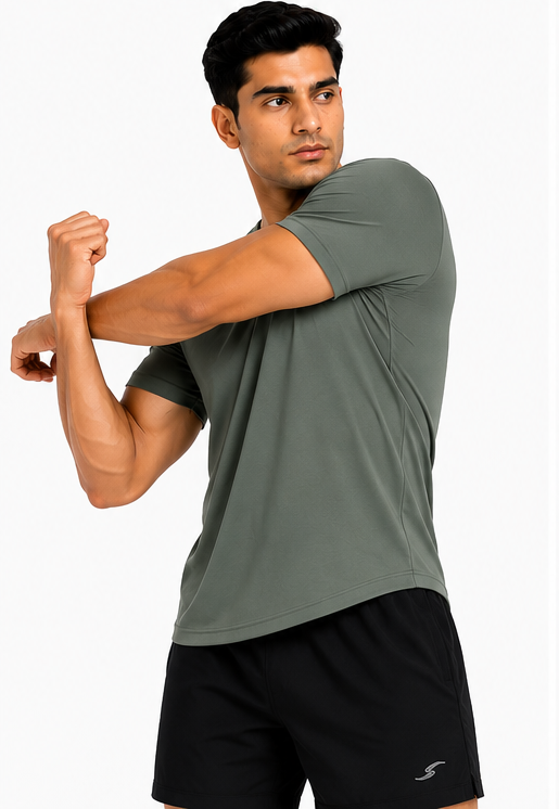 Men's Performance Round Neck Sports T-Shirt