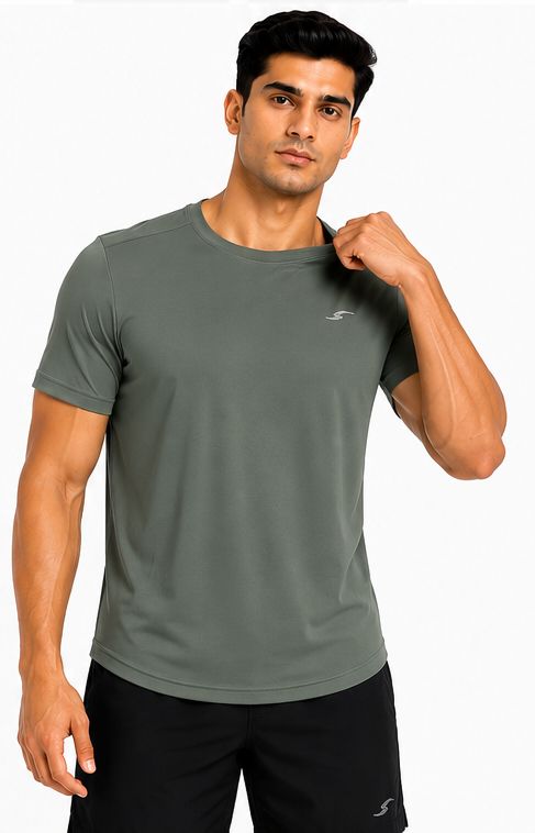 Men's Performance Round Neck Sports T-Shirt