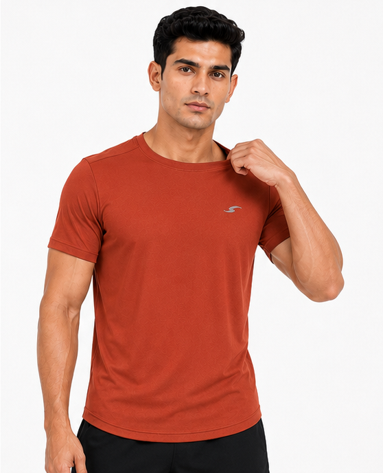 Men's Performance Round Neck Sports T-Shirt