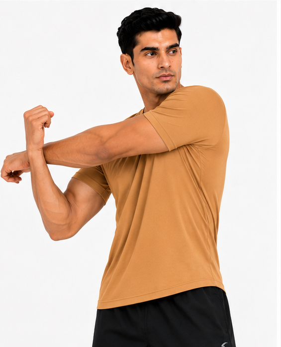 Men's Performance Round Neck Sports T-Shirt