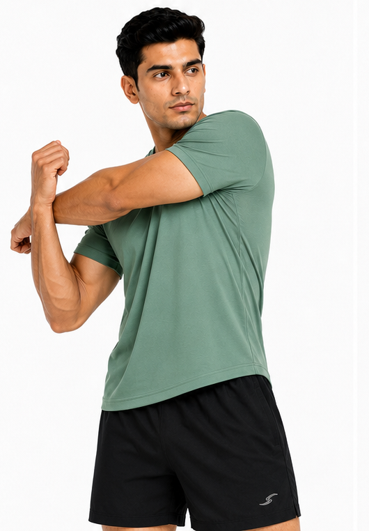 Men's Performance Round Neck Sports T-Shirt