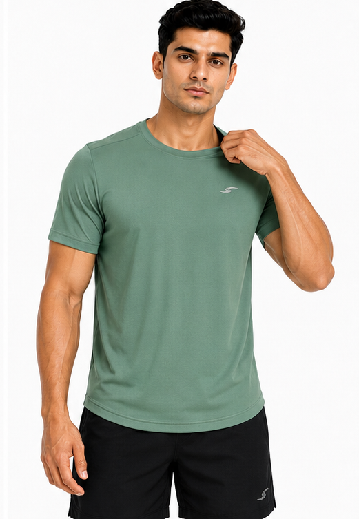 Men's Performance Round Neck Sports T-Shirt