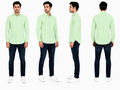 Men's Cotton Linen Texture Formal Shirt