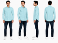 Men's Cotton Linen Texture Formal Shirt