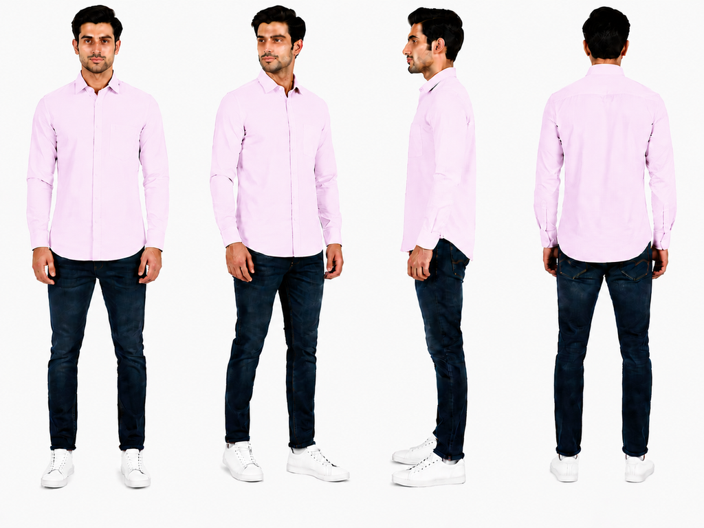 Men's Cotton Linen Texture Formal Shirt