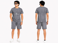 Men's Round Neck T-Shirt & Shorts Co-Ord Set