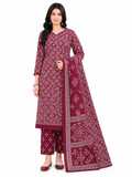 Women's Pure Cotton Printed Unstitched Suit with Dupatta