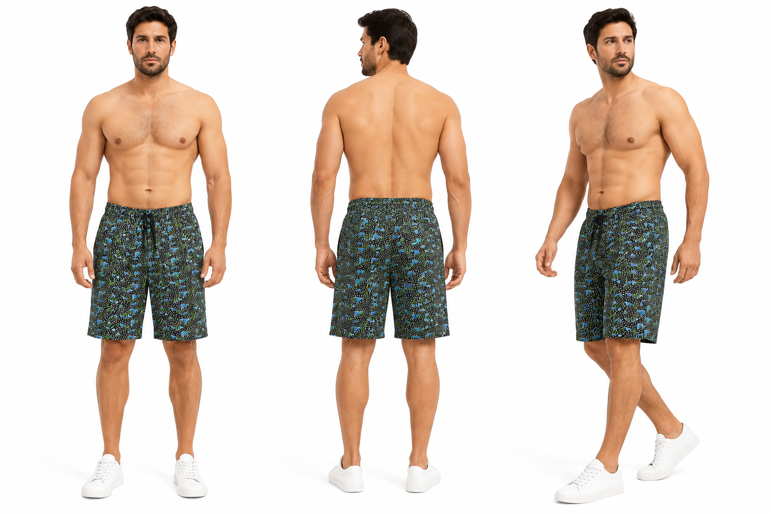 James Harper Printed Men's Bermuda Shorts  XL