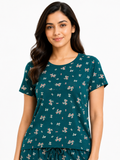 Women's Printed Cotton Co-Ord Set