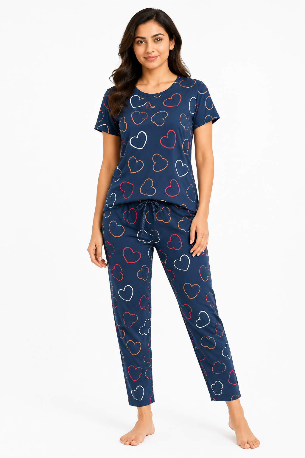 Women's Printed Cotton Co-Ord Set