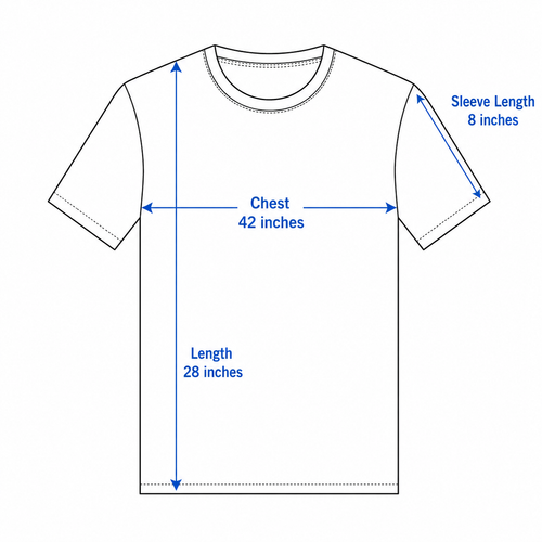 Casual Round Neck Printed T-Shirt for Men