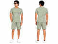 Men's Round Neck T-Shirt & Shorts Co-Ord Set