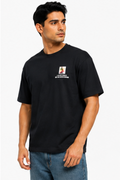 Men's Oversized Graphic Print Round Neck T-Shirt