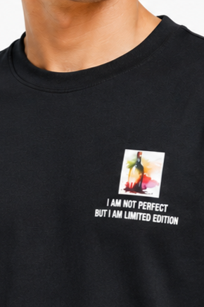 Men's Oversized Graphic Print Round Neck T-Shirt