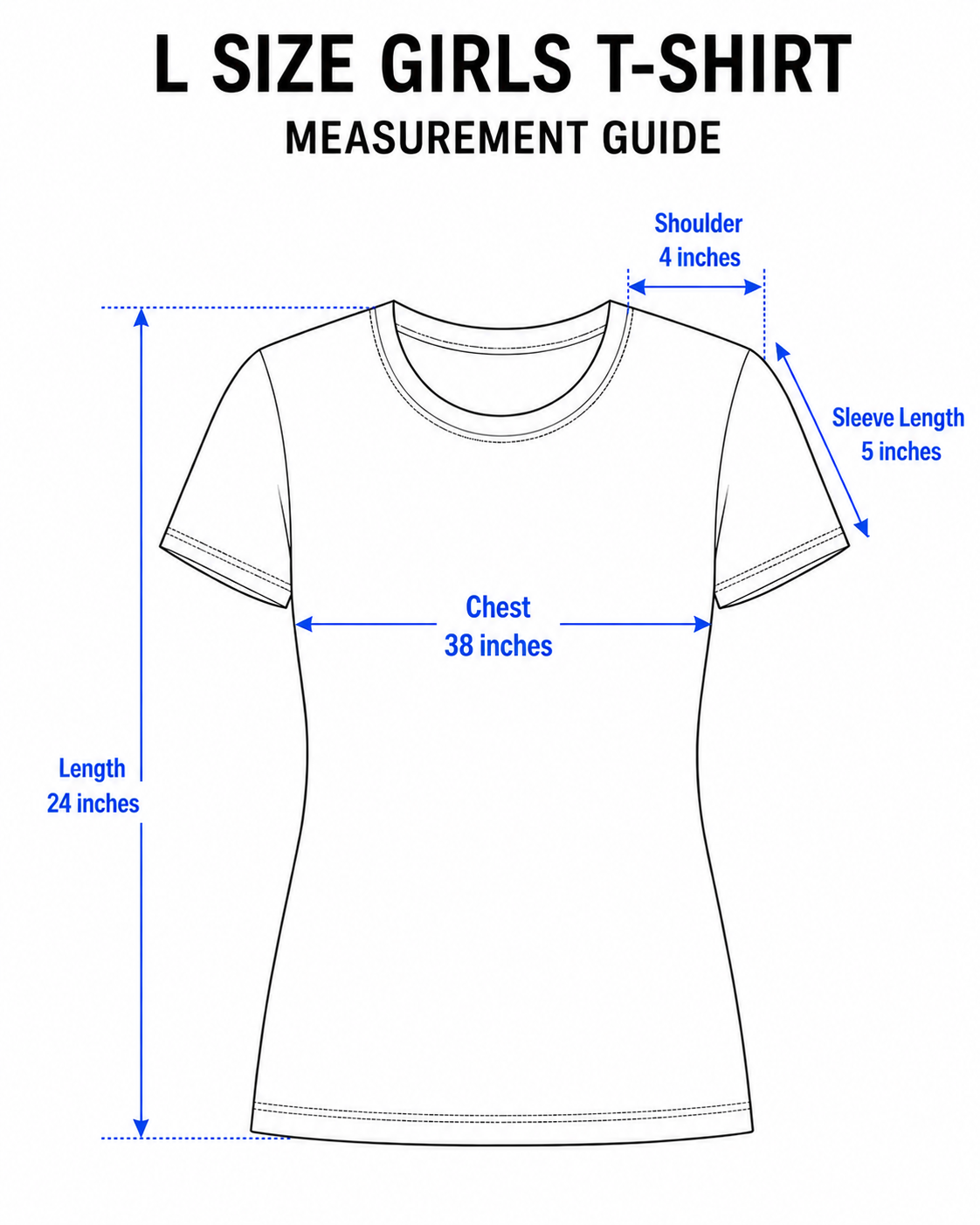 Women's Graphic Print Round Neck T-Shirt L