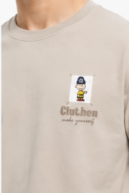 Men's Oversized Graphic Print Round Neck T-Shirt
