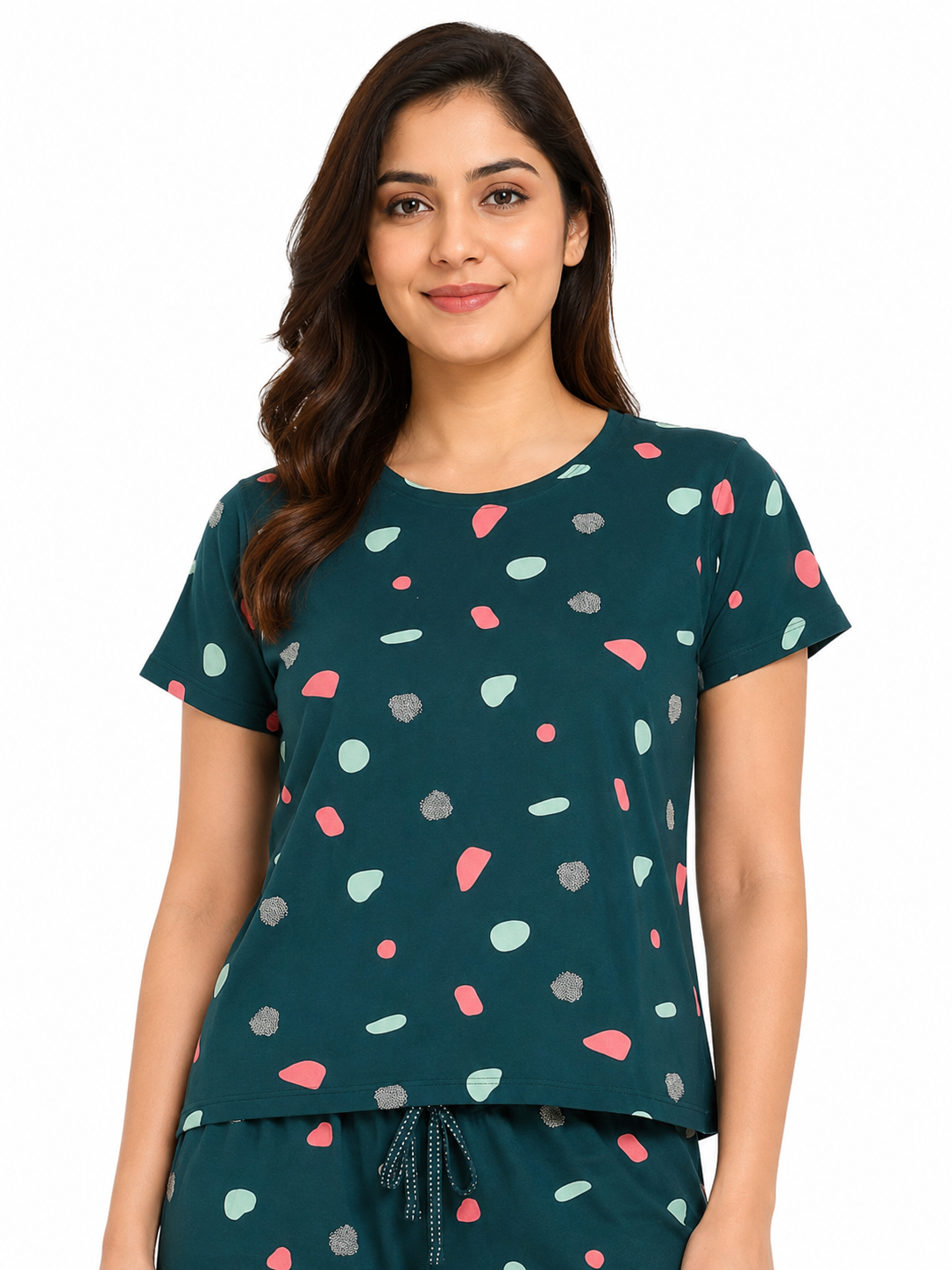 Women's Printed Cotton Cot Set