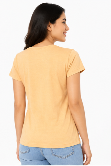 Women's Graphic Print Round Neck T-Shirt