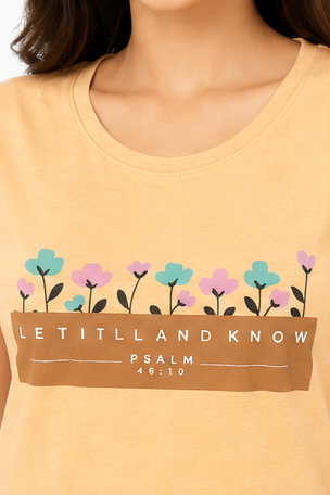 Women's Graphic Print Round Neck T-Shirt