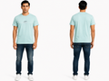 Casual Round Neck Printed T-Shirt for Men M