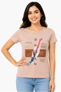 Women's Graphic Print Round Neck T-Shirt
