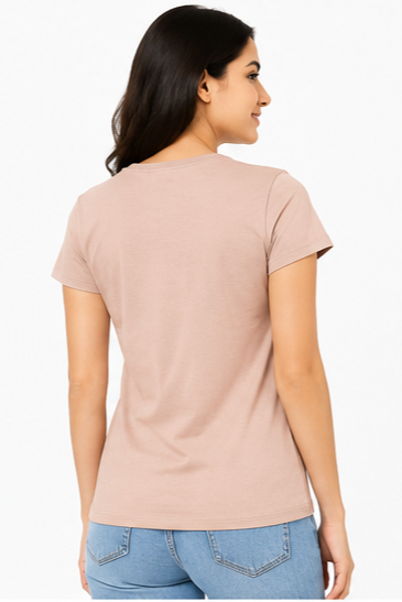 Women's Graphic Print Round Neck T-Shirt