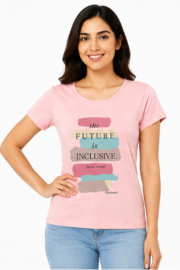 Women's Graphic Print Round Neck T-Shirt