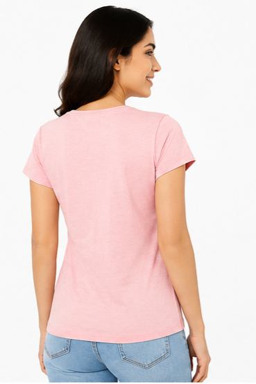 Women's Graphic Print Round Neck T-Shirt