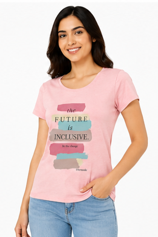 Women's Graphic Print Round Neck T-Shirt