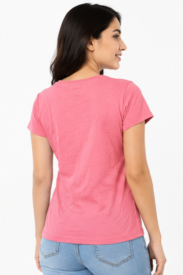 Women's Graphic Print Round Neck T-Shirt