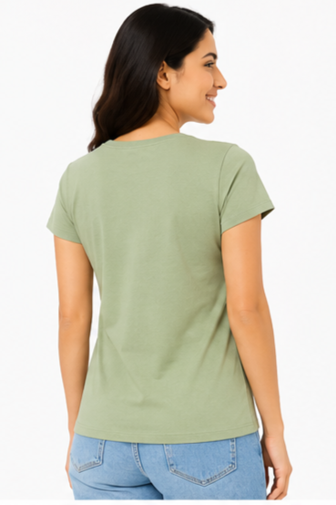 Women's Graphic Print Round Neck T-Shirt