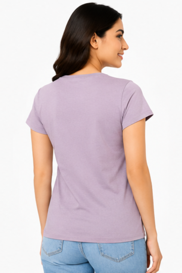 Women's Graphic Print Round Neck T-Shirt