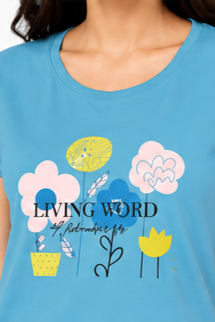 Women's Graphic Print Round Neck T-Shirt