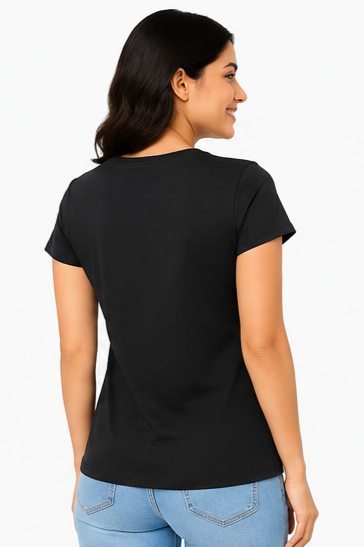 Women's Graphic Print Round Neck T-Shirt