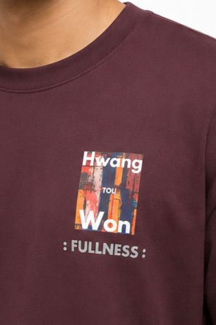 Men's Oversized Graphic Print Round Neck T-Shirt