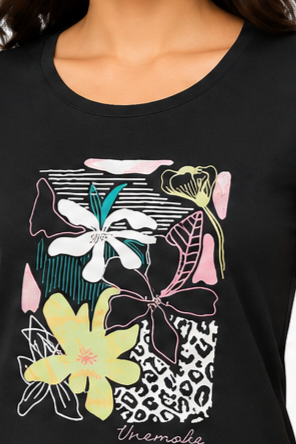 Women's Graphic Print Round Neck T-Shirt