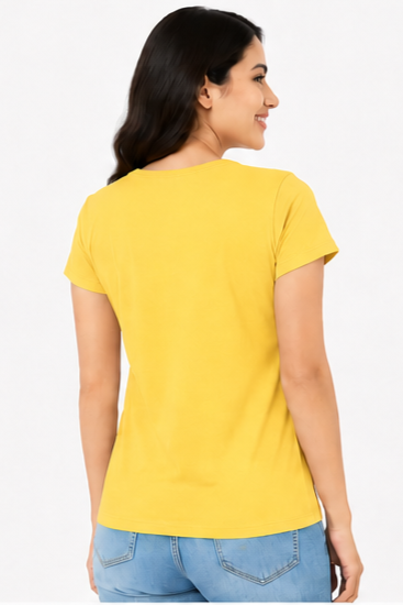 Women's Graphic Print Round Neck T-Shirt