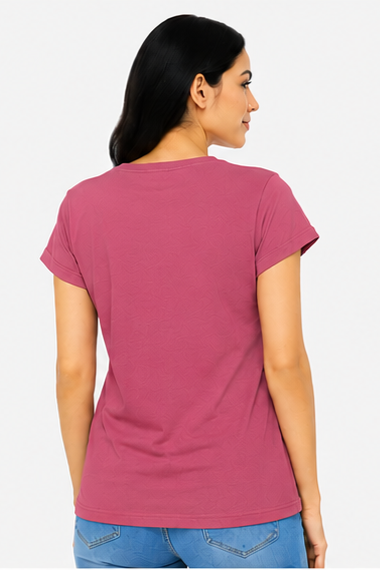 Women's Graphic Print Round Neck T-Shirt