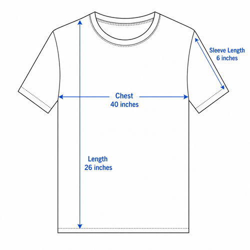 Casual Round Neck Printed T-Shirt for Men