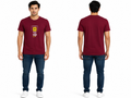 Casual Round Neck Printed T-Shirt for Men